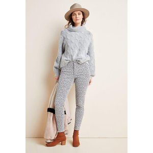 Ella Moss The High-Rise Spotted Skinny Ankle Jeans